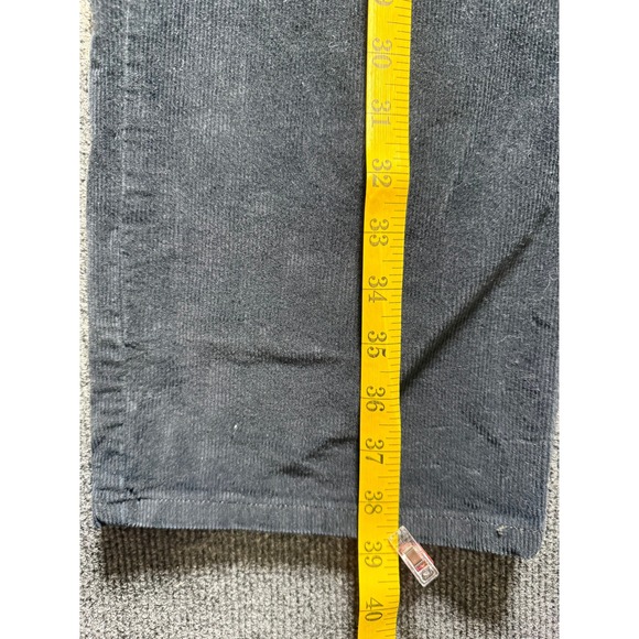 Alesbury Corduroy Relaxed Straight Pants Mens 35x30 Black - Picture 9 of 10